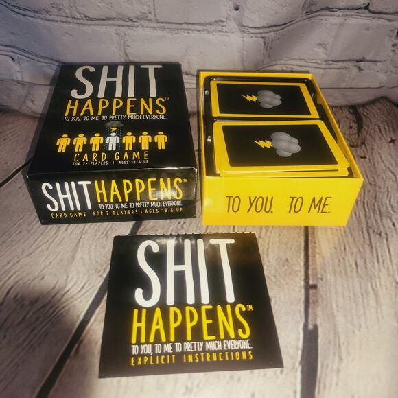 Adult Card Game Sh!t Happens 18+ And Stuff Happens 13+ complete - Picture 3 of 4